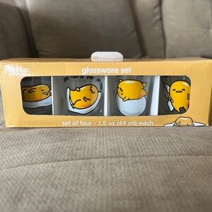 NIB - Gudetama Shot Glasses